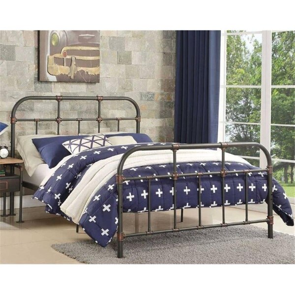 Acme Furniture Industry Nicipolis Bed, Sandy Gray - Twin - 30730T