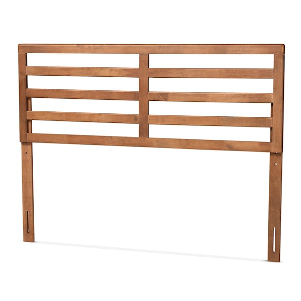 Baxton Studio Akemi Modern and Contemporary Ash Walnut Finished Wood Full Size Headboard - 182-11105-ZORO