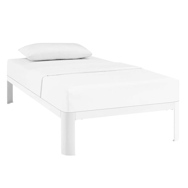 Modway Furniture Corinne Twin Bed Frame, White - MOD-5467-WHI