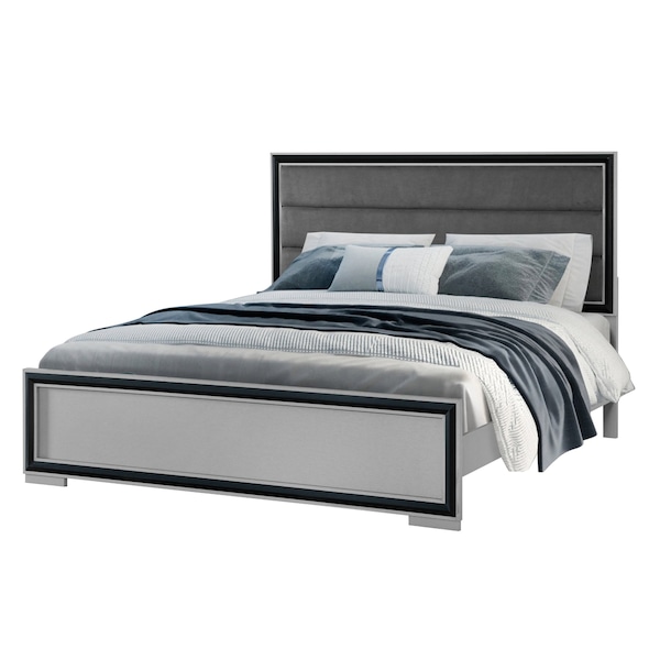 Global Furniture Usa AMELIA-GREY/BLACK-QBG W/LED - 6231