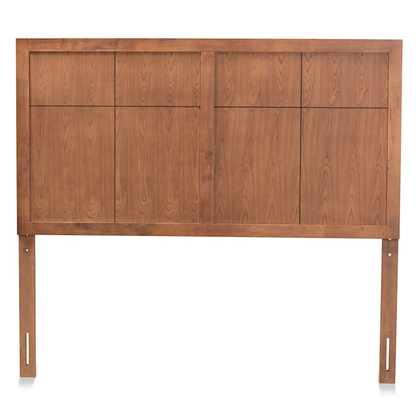 Baxton Studio Monroe Modern Transitional and Rustic Ash Walnut Finished Wood Queen Size Headboard - 181-11140-ZORO