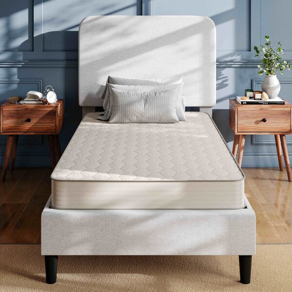 Flash Furniture Dream 6 Inch Hybrid Mattress, Twin XL High Density Foam and Innerspring Mattress in a Box - DR-E236-B-TXL-GG