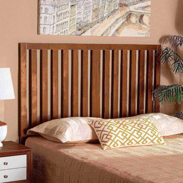 Baxton Studio Oren Modern and Transitional Ash Walnut Finished Wood Queen Size Headboard - 181-11136-ZORO