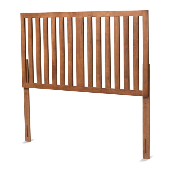Baxton Studio Oren Modern and Transitional Ash Walnut Finished Wood Queen Size Headboard - 181-11136-ZORO