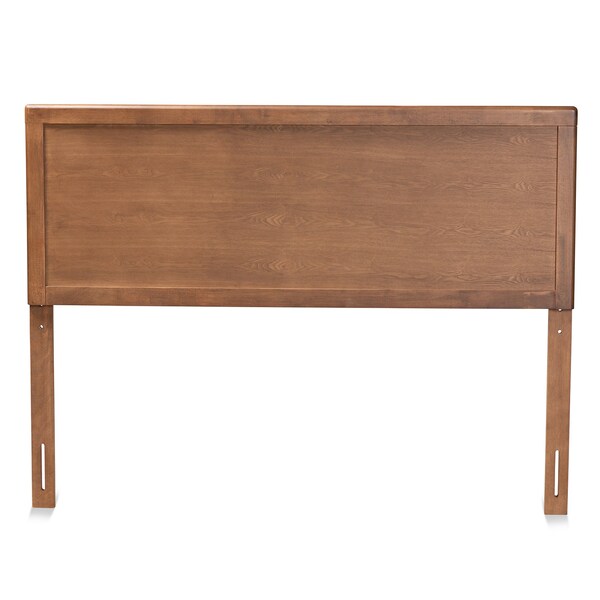 Baxton Studio Alan Modern and Contemporary Transitional Ash Walnut Finished Wood Full Size Headboard - 181-11097-ZORO