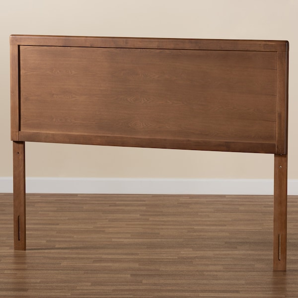 Baxton Studio Alan Modern and Contemporary Transitional Ash Walnut Finished Wood Full Size Headboard - 181-11097-ZORO