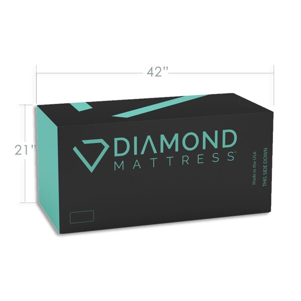 Diamond Mattress 8 in. Greyson Gel Mattresses - Medium - NL013M-1130