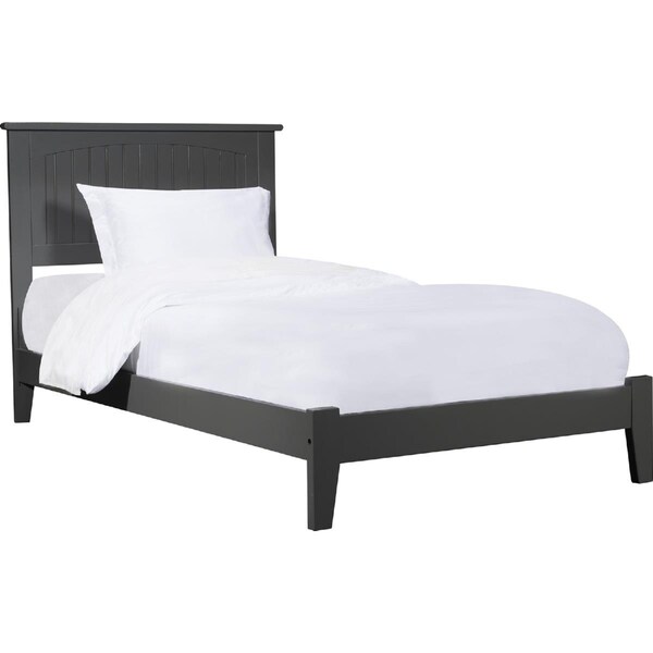 Atlantic Furniture Nantucket Twin XL Traditional Bed - Grey - AR8211039
