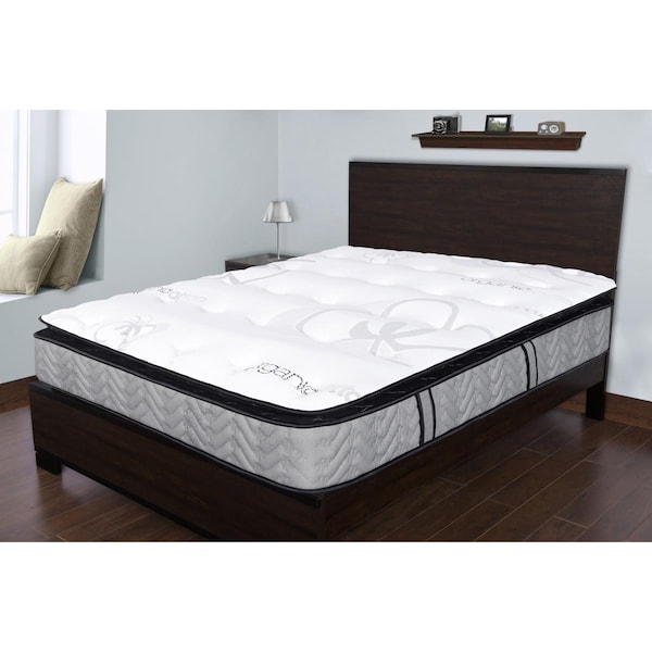 Spectra Mattress 13 in. Orthopedic Organic Medium Plush Memory Foam Knife Edge Pillow Top Pocketed Coil - King - SS571004K