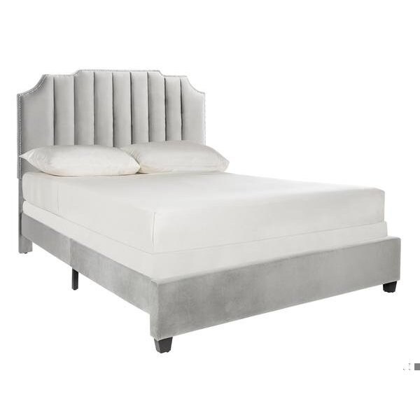 Safavieh Streep Bed, Grey - Full - BED6300C-F
