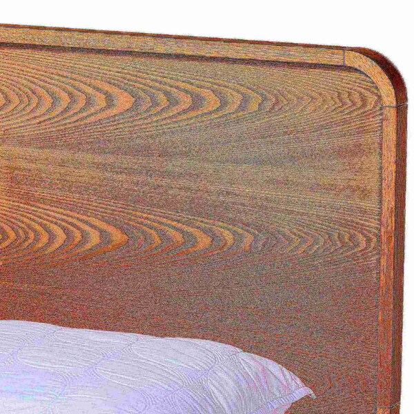 Baxton Studio Eleni Modern Ash Walnut Brown Finished Wood Queen Size 3-Drawer Storage Bed - 175-9429-9621-ZORO