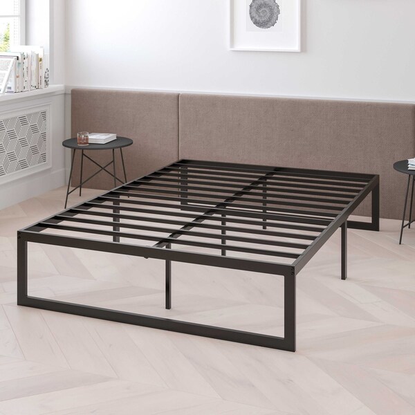 Flash Furniture Full Platform Bed Frame and 12" Mattress Set - XU-BD10001-10PSM-F-GG