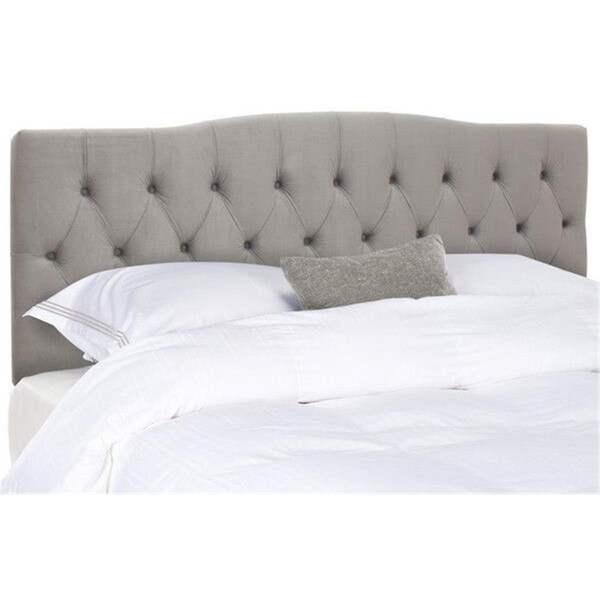 Safavieh Axel Pewter Linen Tufted King Headboard - MCR4029H-K