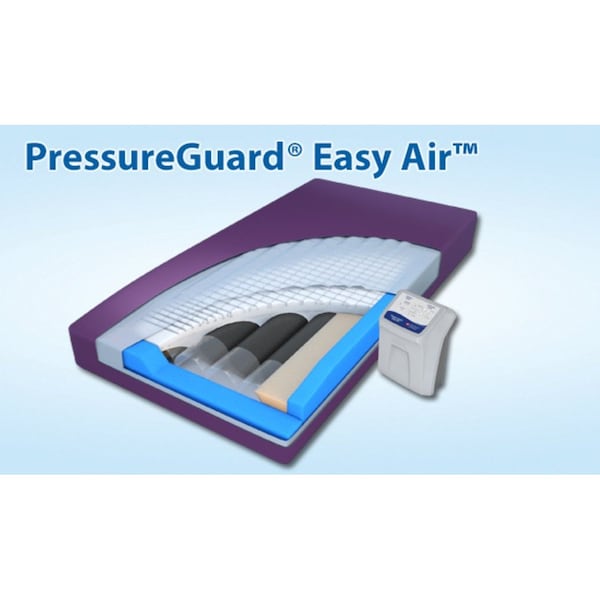 Pressure Guard Easy Air Mattress System, 80"L x 42"W x 7"H - 6470029