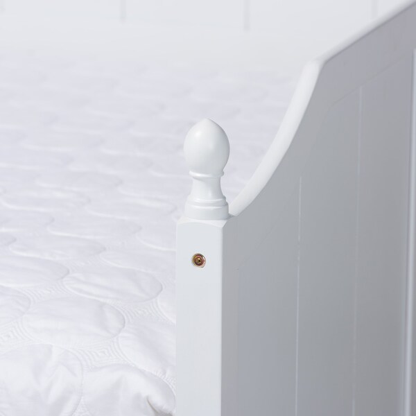 Baxton Studio Millie Cottage Farmhouse White Finished Wood Full Size Daybed with Trundle - 179-11169-ZORO