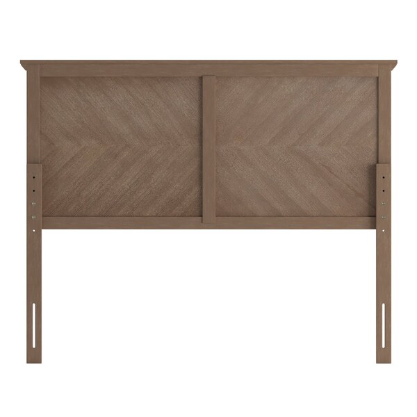 Flash Furniture Full Light Brown Herringbone Adjustable Headboard - MG-97881-FHB-F-LTBRN-GG