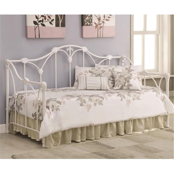 Coaster Co Of America Daybed with Floral White Frame - 300216