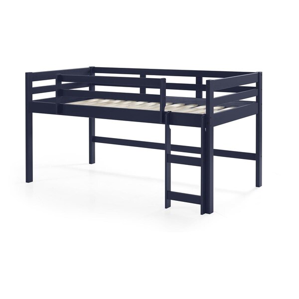 Acme Furniture Industry Acme Furniture  43 x 41 x 78 in. Lara Loft Bed, Navy Blue - Twin Size - 38260