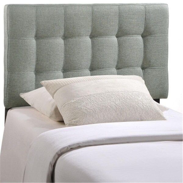 East End Imports Lily Twin Fabric Headboard- Gray - MOD-5148-GRY