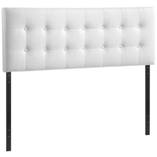 Modway Furniture Emily Full Vinyl Headboard, White - 3.5 x 56 x 22.5 in. - MOD-5173-WHI