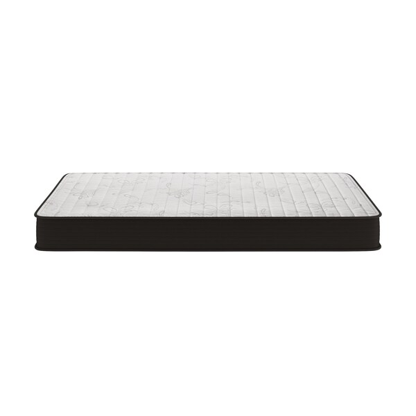 Flash Furniture Dream 8 Inch Hybrid Mattress, Twin Size High Density Foam and Innerspring Mattress in a Box - DR-E238-B-T-GG