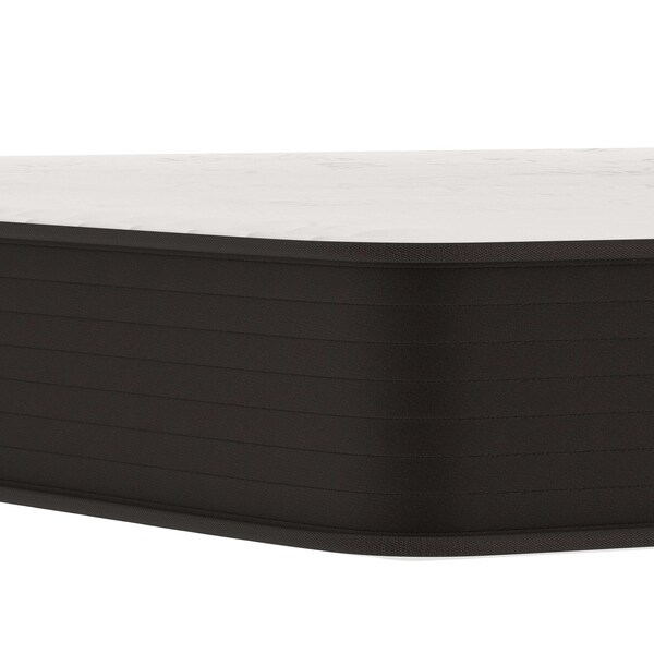 Flash Furniture Dream 8 Inch Hybrid Mattress, Twin Size High Density Foam and Innerspring Mattress in a Box - DR-E238-B-T-GG