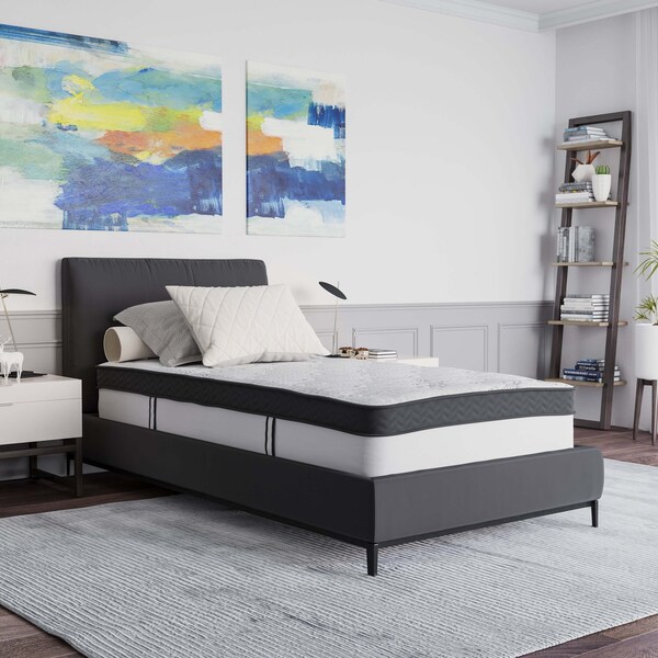 Flash Furniture 12" Memory Foam and Pocket Spring Mattress - Twin - CL-BT33PM-R12M-T-GG