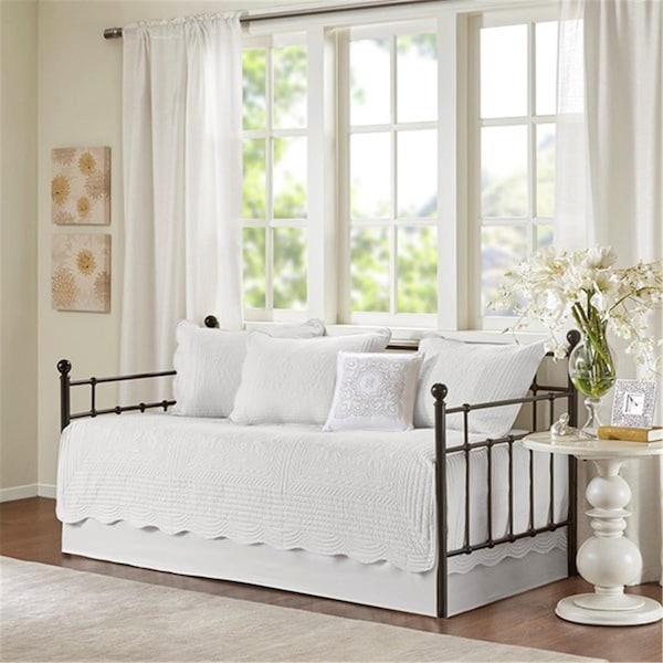 Madison Park Tuscany 6 Piece Daybed Set - White, Daybed - MP13-5023
