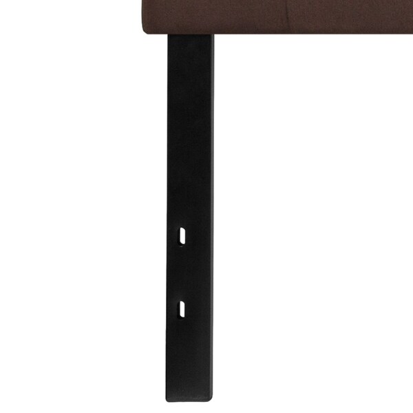 Flash Furniture King, Bedford Headboard, Brown Fabric - HG-HB1704-K-DBR-GG