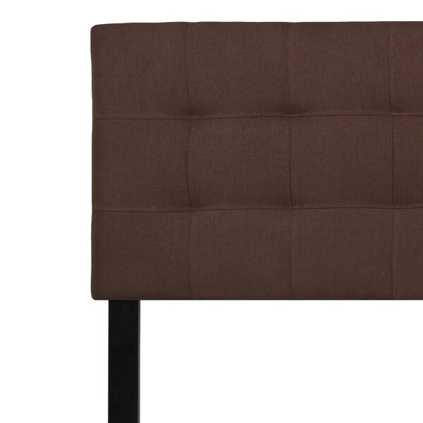Flash Furniture King, Bedford Headboard, Brown Fabric - HG-HB1704-K-DBR-GG