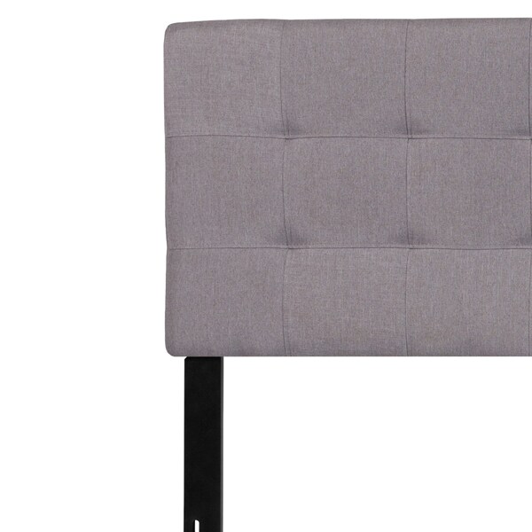 Flash Furniture King, Bedford Headboard, Gray Fabric - HG-HB1704-K-LG-GG