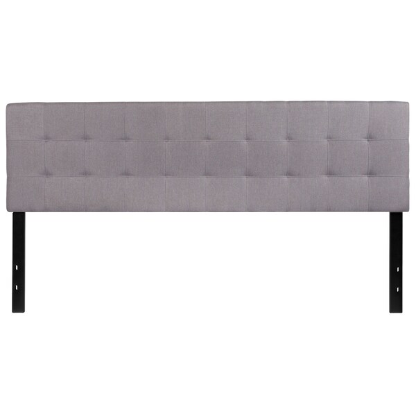 Flash Furniture King, Bedford Headboard, Gray Fabric - HG-HB1704-K-LG-GG