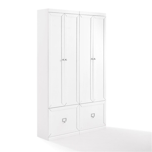 Crosley 2 Piece Harper Entryway Set, White - KF31009WH