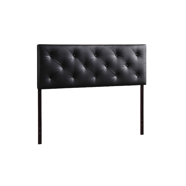 Baxton Studio Baltimore Modern and Contemporary King Black Upholstered Headboard - 117-6351