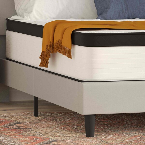 Flash Furniture 12" Firm Hybrid Mattress-King Mattress in a Box - CL-FR231-12-K-GG