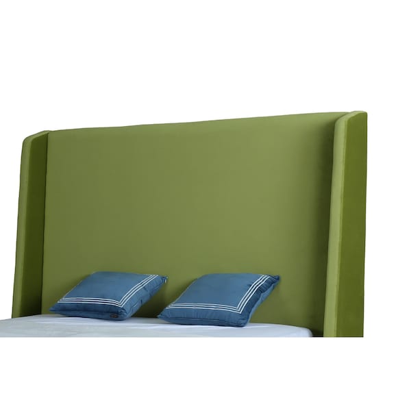 Manhattan Comfort Parlay Queen-Size Bed in Pine Green - BD006-QN-PG