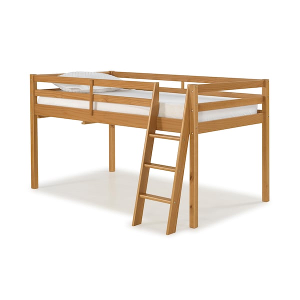 Alaterre Furniture Roxy Twin Wood Junior Loft Bed, Cinnamon - AJRX10CIA