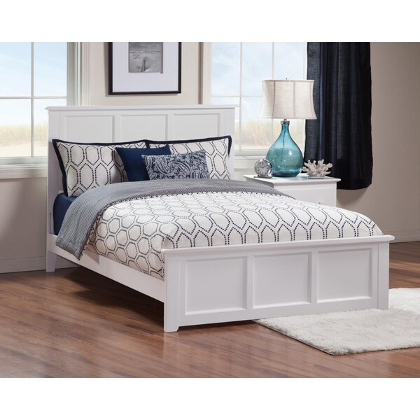 Atlantic Furniture Madison Queen Bed Matching Footboard with 2 Urban Bed Drawers - AR8646111
