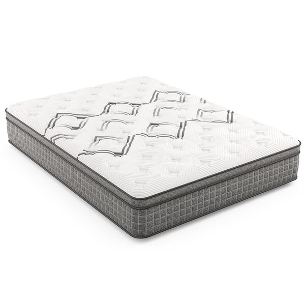 Diamond Mattress 12 in. Soto Euro Top Mattresses - Medium - NLDRET-1110