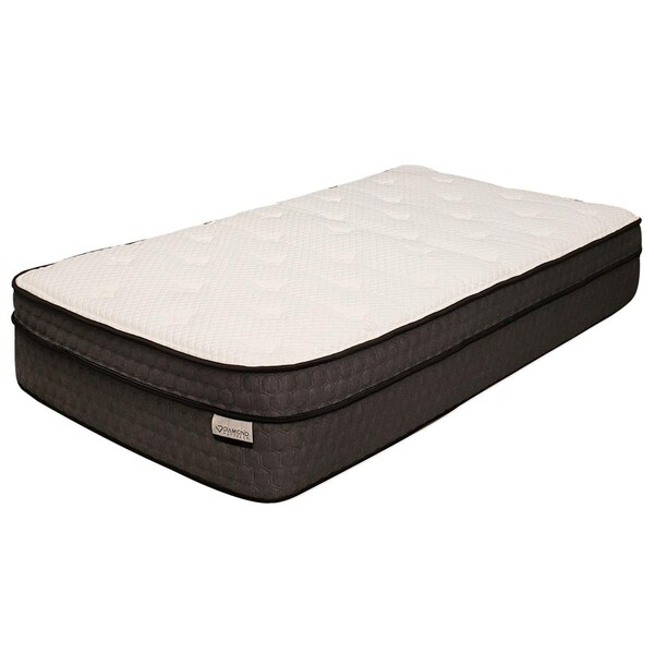 Diamond Mattress 11 in. Zen Gel Euro-Top Mattresses - Medium - NL008M-1170