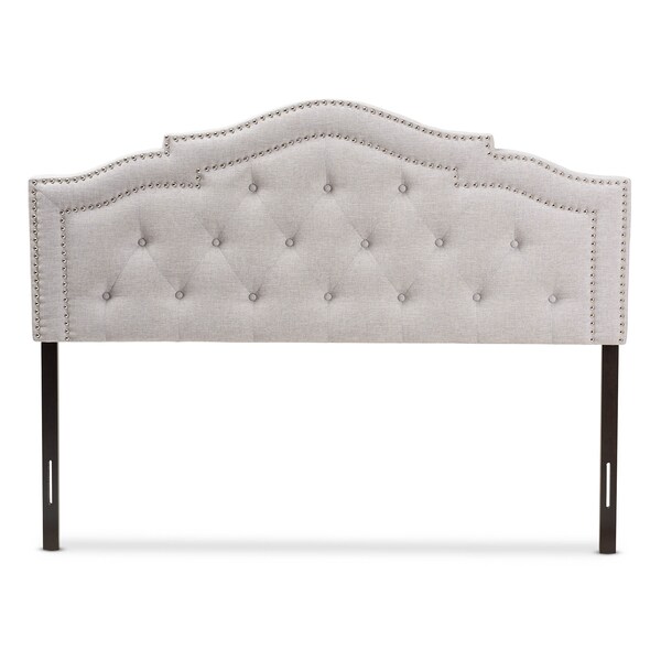 Baxton Studio Edith Modern Greyish Beige Queen Size Headboard - 142-7781