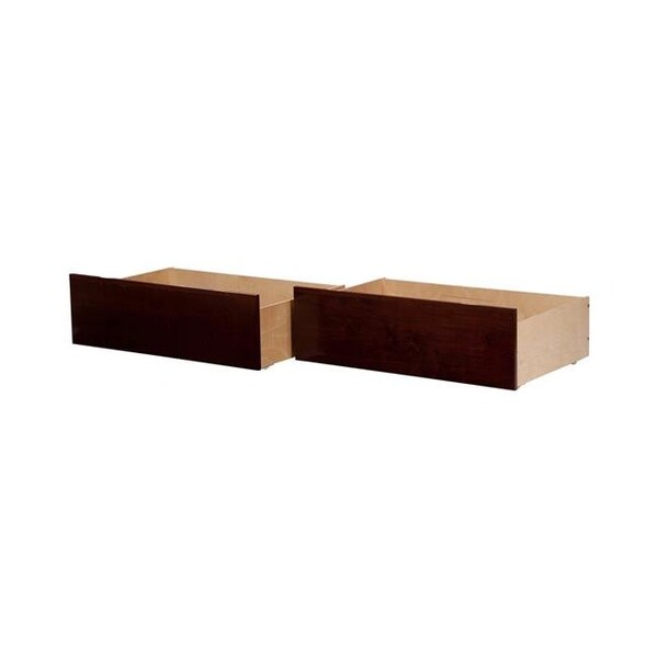 Atlantic Furniture Atlantic Furniture AE663134 Urban Bed Drawers; Walnut; Twin & Full Size - AE663134
