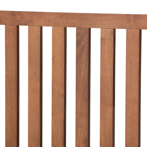 Baxton Studio Marin Modern and Contemporary Walnut Brown Finished Wood Full Size Platform Bed - 184-11135-9410-ZORO