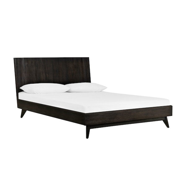 Armen Living Baly Acacia Mid-Century Platform King Bed - LCLFBDKG