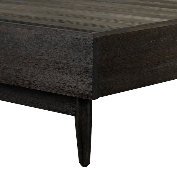 Armen Living Baly Acacia Mid-Century Platform King Bed - LCLFBDKG