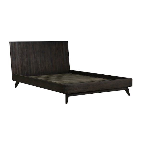 Armen Living Baly Acacia Mid-Century Platform King Bed - LCLFBDKG