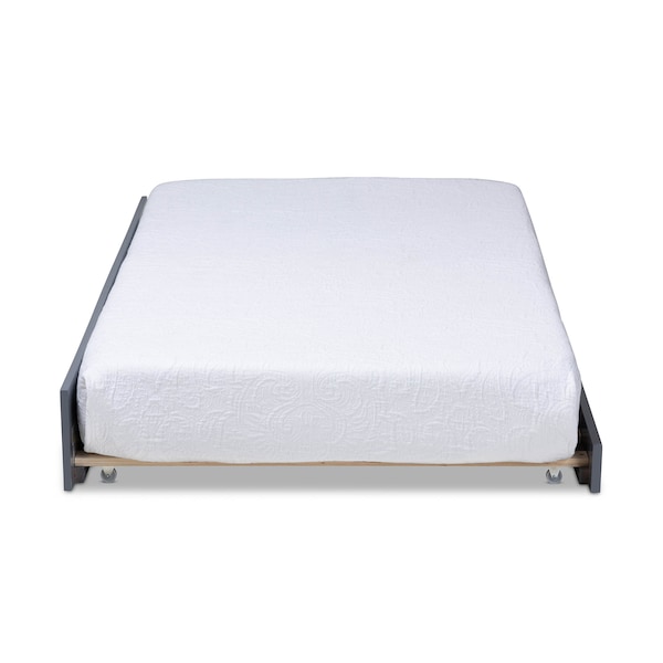 Baxton Studio Mariana Grey Finished Wood Twin Size Trundle - 158-9655