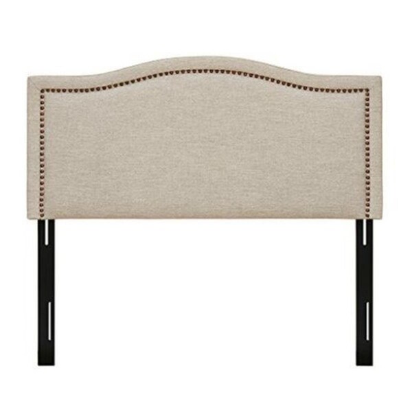 Madison Park Nadine Upholstery Headboard, Queen, Natural - MP116-0353