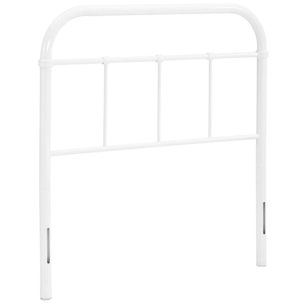 Modway Furniture 40.5 x 38 in. Serena Twin Steel Headboard - White - MOD-5534-WHI