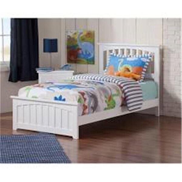 Atlantic Furniture Mission Matching Foot board - White, Twin - AR8726032